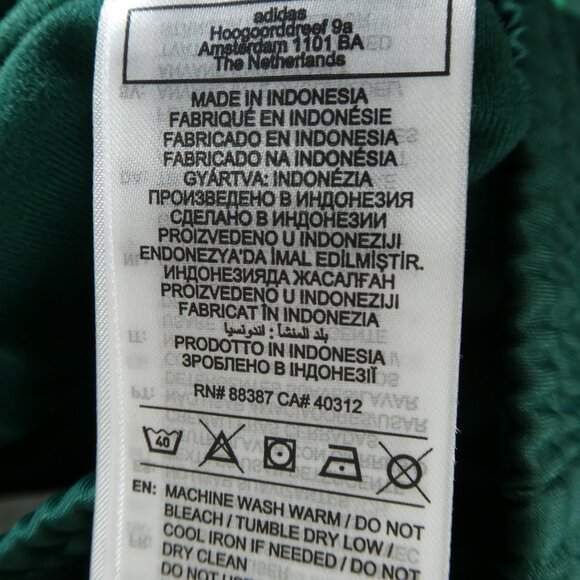 Adidas Women’s Originals Track Set Jacket M Pants L Team Dark Green Bold - Picture 12 of 16